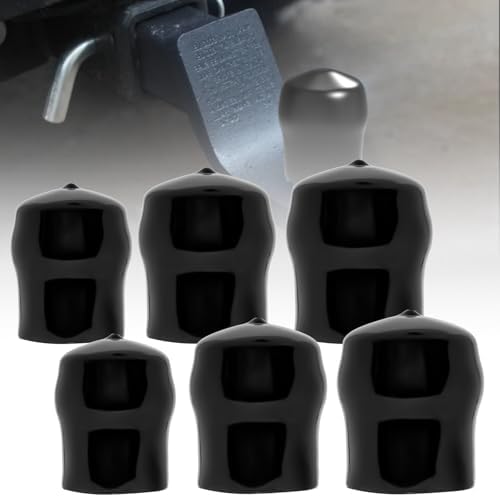 6-Pack Trailer Hitch Ball Covers, 2-5/16" Towing Ball Dustproof Antirust by WOSITE