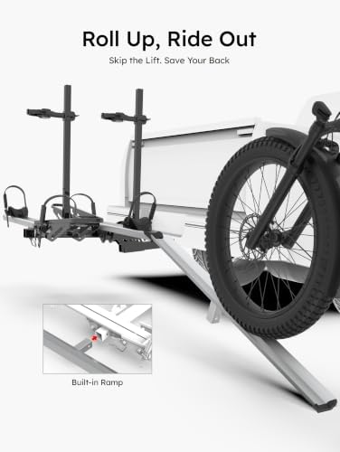 Young 2-Bike Ebike Hitch Rack - Image 3