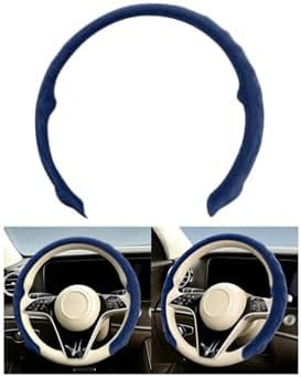 Mandark 15 Inch Car Steering Wheel Cover, Dark Blue by Unknown