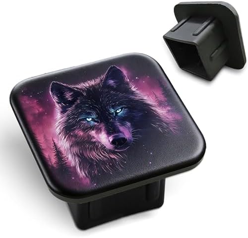 Trailer Hitch Cover A Wolf by Unknown