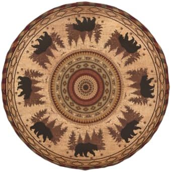 Bear and Forest Spare Tire Cover - Image 3