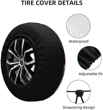 Spare Tire Cover for RV Camper, Funny Cat Tire Cover Protectors, Weatherproof - Image 4
