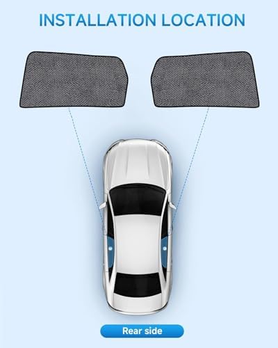 Car Window Shades for Nissan Rogue, UV & Heat Blocker, Privacy Protection for - Image 2