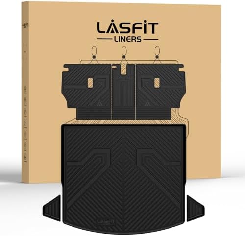 LASFIT Cargo Trunk Mat with Backrest Mats by LASFIT