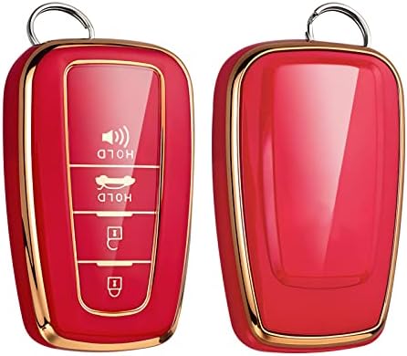 for Toyota Key Fob Cover, for Camry RAV4 Highlander Avalon GT86 Key fob case by Cacacar