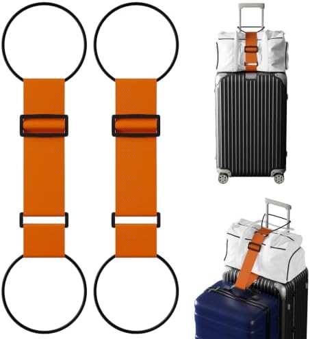 2 Pack Luggage Connector Straps–Add A Bag Hands-Free Suitcase Connector by Unknown
