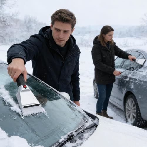 Multi-Functional Winter Car Snow Shovel, - Image 3