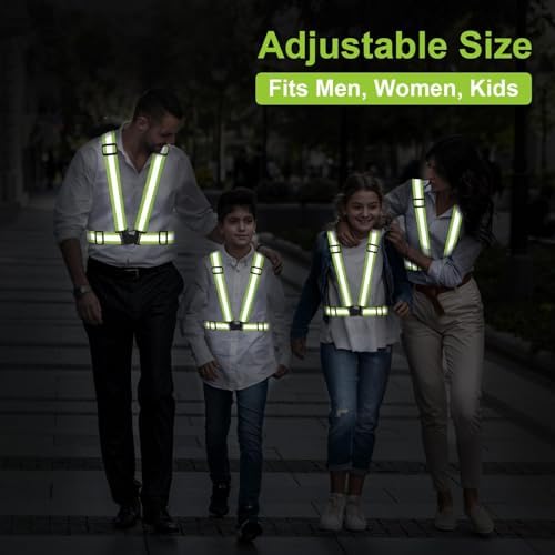 Reflective Vest Running Gear, 2-10Pack High Visible Safety VES - Image 4