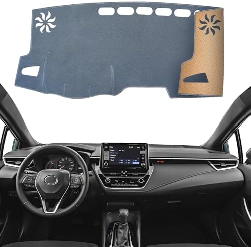 Dashboard Cover Dash Mat Fit for to-yota Corolla 2024-2020, Car Dash Board Mat by KEYOOG
