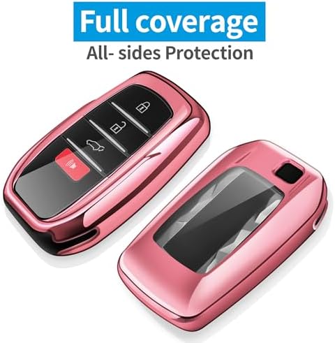 Key Fob Cover with keychain Compatible with Toyota 2025-2026 Camry 4Runner - Image 3