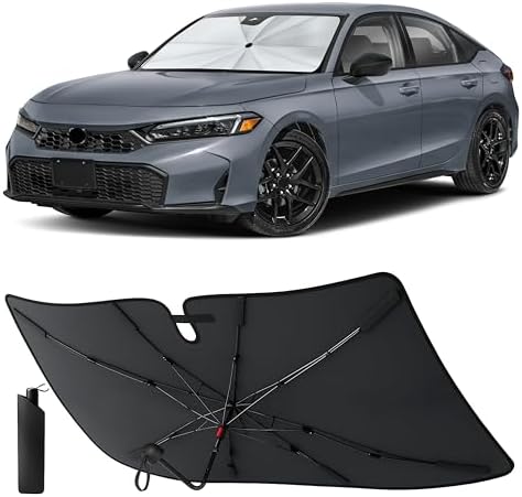 EcoNour Foldable Windshield Sun Shade & Window Tint Fit by EcoNour