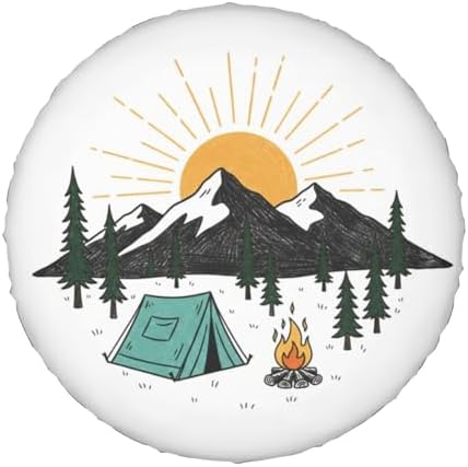 Mountain Camping Spare Tire Cover Wheel Protector Universal Fit - Image 7