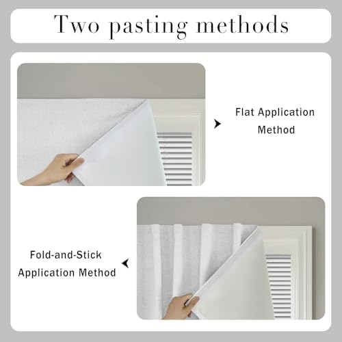 100% Blackout Self Adhesive Curtains Portable Curtain Simple and Easy to - Image 5