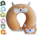 Cute Travel Pillow with Sleep Eye Mask Cartoon Headrest & Neck Pillow by Sexysamba