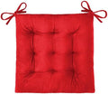 OVOV 1 Pack Chair Cushions for Dining Chairs 15.5"x15.5" Red by OVOV