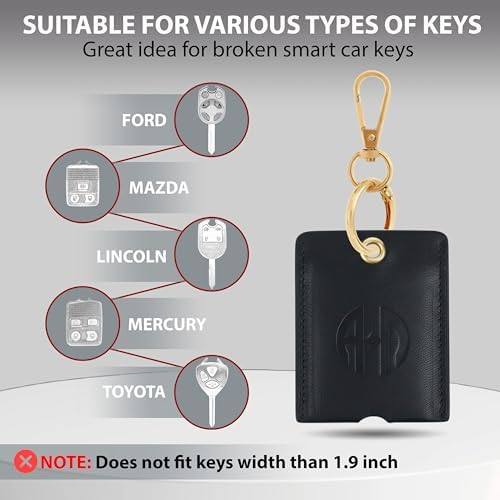 Leather Key Cover for Broken Car Key Loop Replacement - Image 5