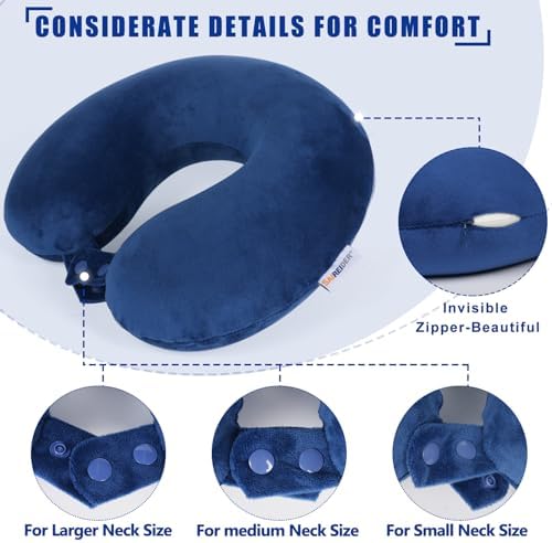 SAIREIDER Neck Pillows for Travel-Head Neck Support Travel Pillow for Traveling - Image 5