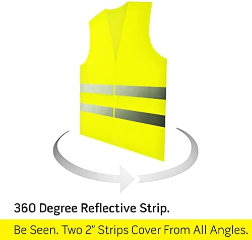 PeerBasics, 20 Pack, Hi Vis Silver Strip, Men Women, Construction… - Image 5