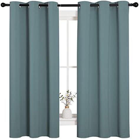 NICETOWN Greyish Blue Blackout Curtains - Image 2