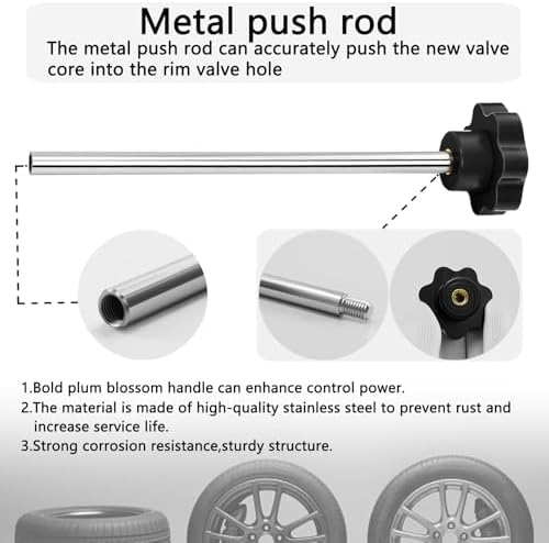 23PCS Tire Valve Stem Tool，Quick Change Valve Installer Kit - Image 2