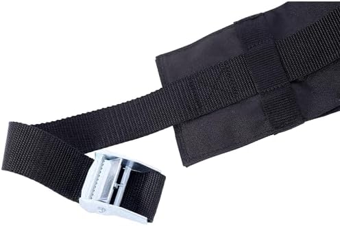 Kayak Roof Rack Pads, Universal Car Soft Carrier, 2 Tie Down Straps & Bag - Image 3