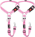 SlowTon Dog Seat Belt for Car, 2 Pack Dog Car Harness Seatbelt by SlowTon