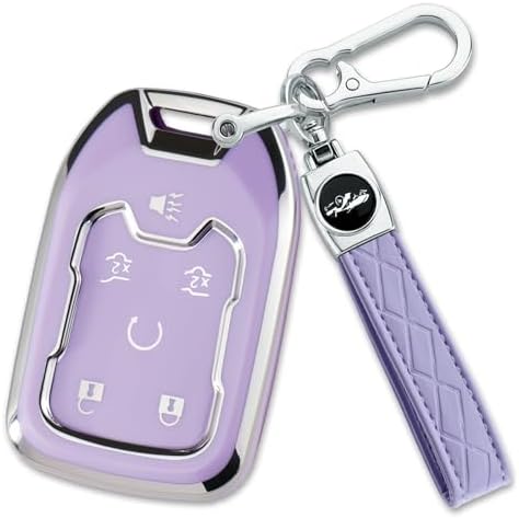 Joouheax for Chevy Soft TPU 6-Button Key Fob Cover, Soft TPU by Joouheax