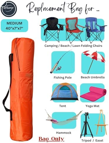 40"x7"x7" Replacement Bag for Folding Camping Chair, Camp Chairs, Yoga Mat - Image 5