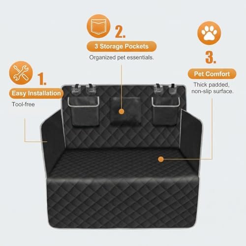 SUV Cargo Liner for Dogs, Non Slip Pet Trunk Cover - Image 4