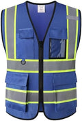 Safety Vest for Men Women Hi Vis Vest by HATAUNKI