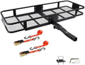 Fouwick 60"x 20"x 6" Folding Trailer Hitch Mount Cargo Carrier, 500LBS Capacity by fouwick