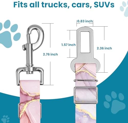 Adjustable pet cat and Dog car seat Belt，The Lanyard is Flexible and Adjustable - Image 5