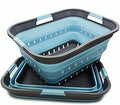SAMMART 42L Collapsible Plastic Laundry Basket by SAMMART