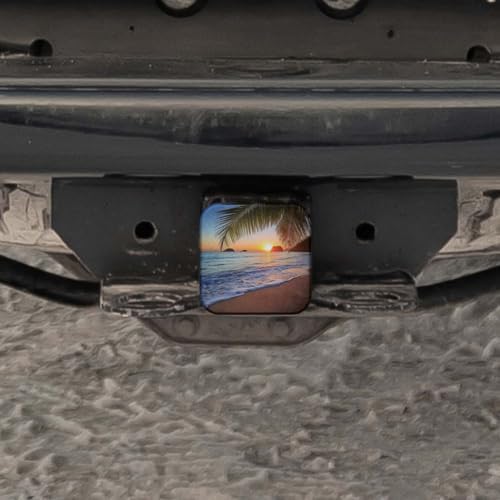 Swono Sunset Seaside Travel Trailer Hitch Cover - Image 5