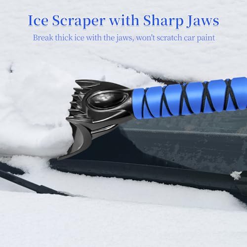 HEEYA 51 Inch Long Scraper Snow Brush - Image 5