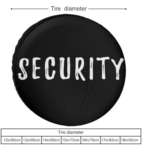 Security Tire Covers, Dust-Proof Weatherproof Wheel Covers Wheel Tire - Image 3