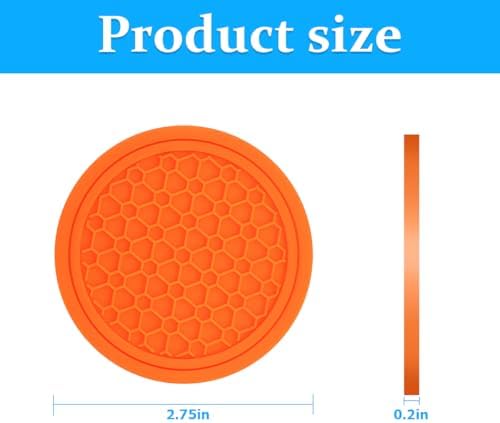 Mandark 2PCS 2.75 Inch Car Cup Holder Coasters - Image 2