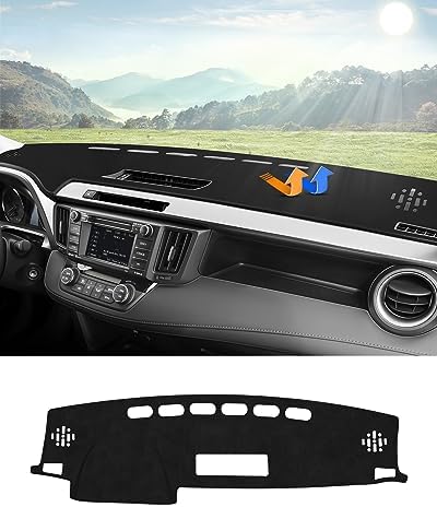Cartist Custom Fit for Dash Cover Mat Toyota RAV4 2013-2018 Accessories Suede by Autorder