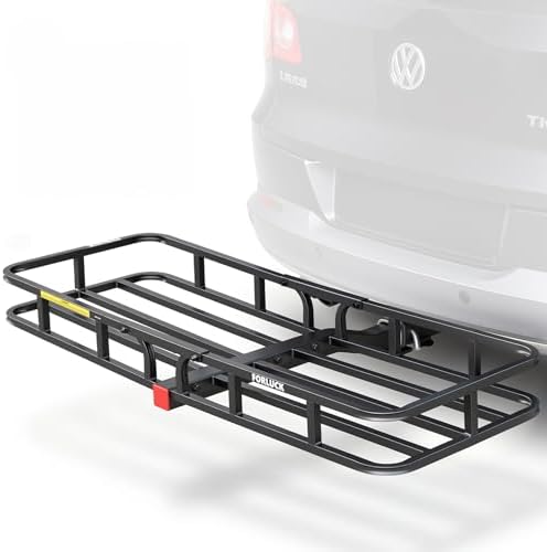 Forluck 53" x 19" x 5" Hitch Mount Cargo Carrier, 500 lbs Capacity Heavy Duty by Forluck