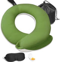 BUYUE Travel Neck Pillows for Airplanes, Memory Foam 360° Head Support Sleep by BUYUE