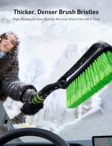 AstroAI 27" 2-in-1 Detachable Snow Brush & Ice Scrapers - Image 4