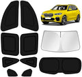 KUST Car Window Shades for BMW X5 2019-2025 Windshield Sun Shade Side Window by KUST