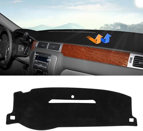 Autorder Dashboard Cover Mat for 2007-2013 Chevy Silverado Sierra, 2007-2014 by Autorder