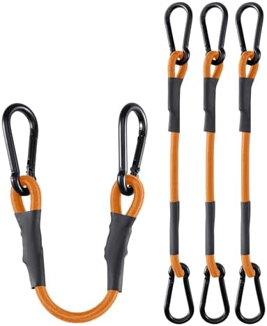 8 Pack 24" Heavy Duty Bungee Cords by LuckyStraps