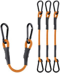 8 Pack 48" Heavy Duty Bungee Cords by LuckyStraps