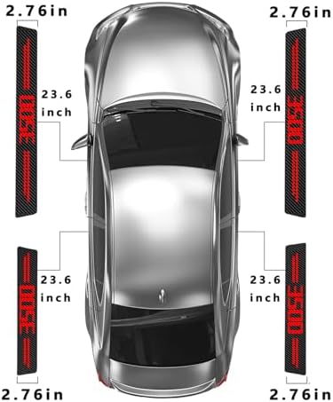 Door Sill Protectors for RAM 3500 & Silverado 3500 HD, Carbon Fiber Leather - Image 4