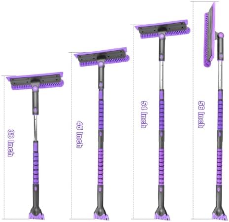 HEEYA 56 Inch Truck Snow Brush and Ice Scraper, Heavy Duty Snow Broom - Image 7