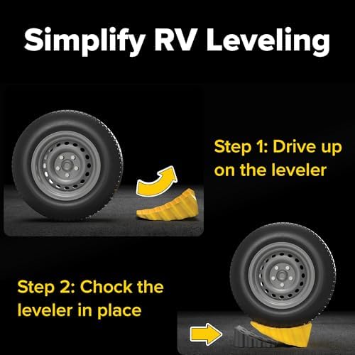 Camco Curved Camper/RV Leveler & Wheel Chock - Image 3