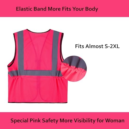 Pink Safety Vests 20 Pack - Image 4