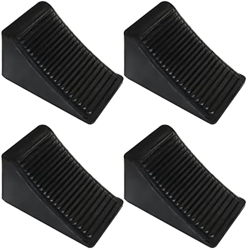 CertBuy 4 Pack Wheel Chock for Trailers, RV Wheel Chocks Heavy Duty, Trailer by CertBuy